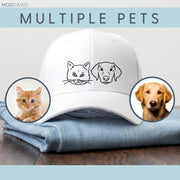 Custom Pet Hat - Pet Photo + Name Pet Hats Mod Paws 