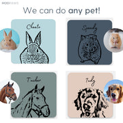 Custom Pet Coasters - Pet Photo + Name Pet Coasters Mod Paws 