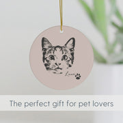 Custom Pet Ornament - Pet Photo + Name